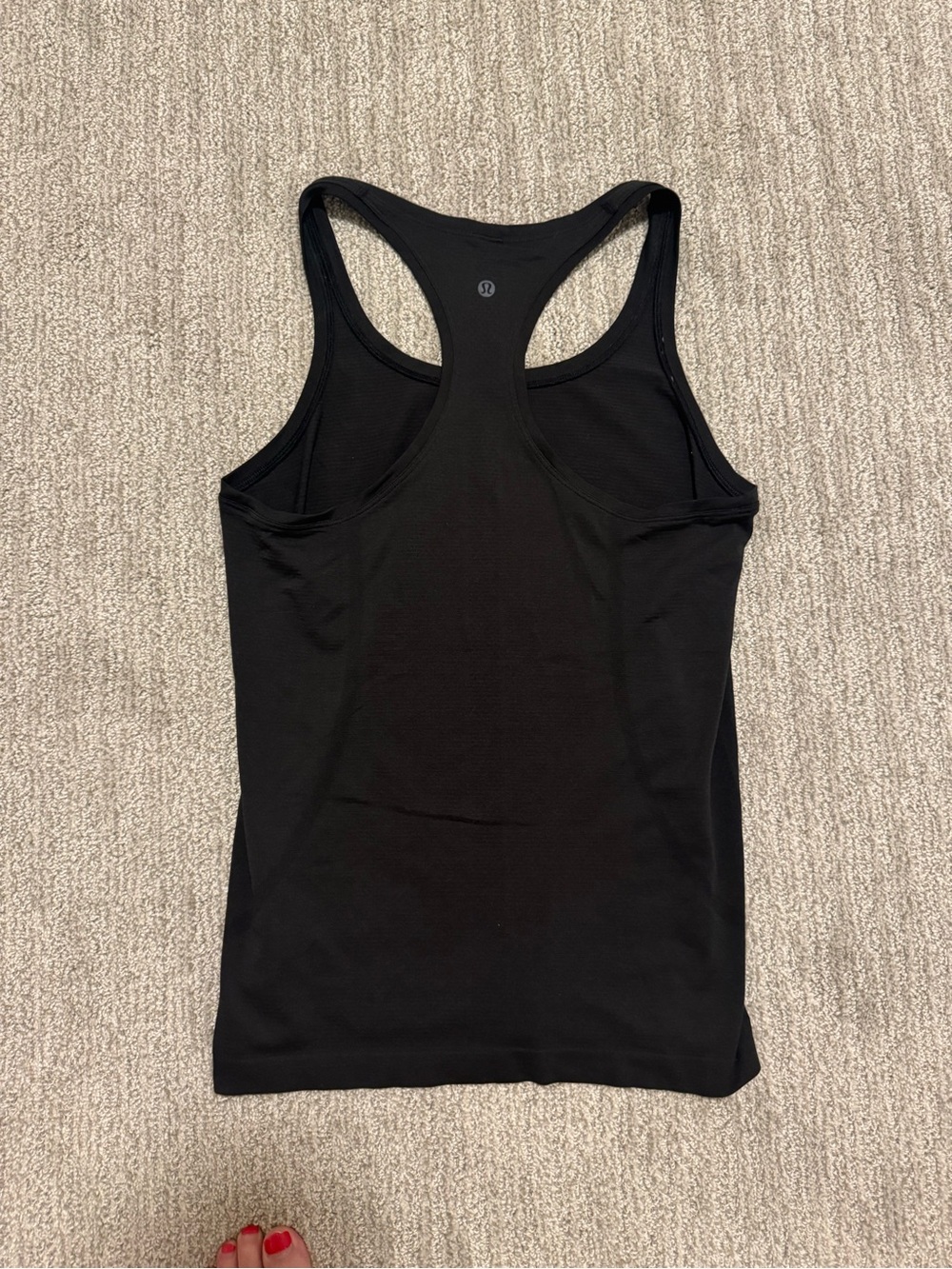 lululemon athletica Women’s Black Racerback Tank Top size 10